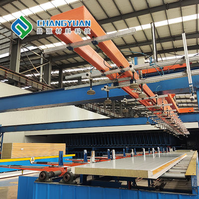 PU Shandongchangyuan Soundproof διάφορο χρώμα επιτροπής τοίχων σάντουιτς