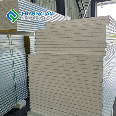 Σύνθετη επιτροπή 50mm/75mm/100mm SMP PVDF PVF για τον εξωτερικούς τοίχο και τη στέγη