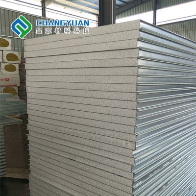 Σύνθετη επιτροπή 50mm/75mm/100mm SMP PVDF PVF για τον εξωτερικούς τοίχο και τη στέγη